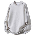 Casual Minimalist style coréen Loose-fitting Col d'équipage Top
