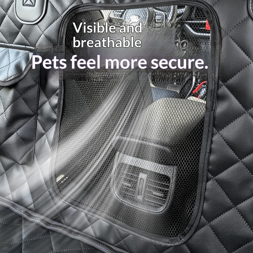 Tapis de siège de voiture en cuir animal de compagnie imperméable