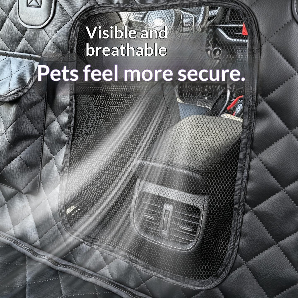 Tapis de siège de voiture en cuir animal de compagnie imperméable