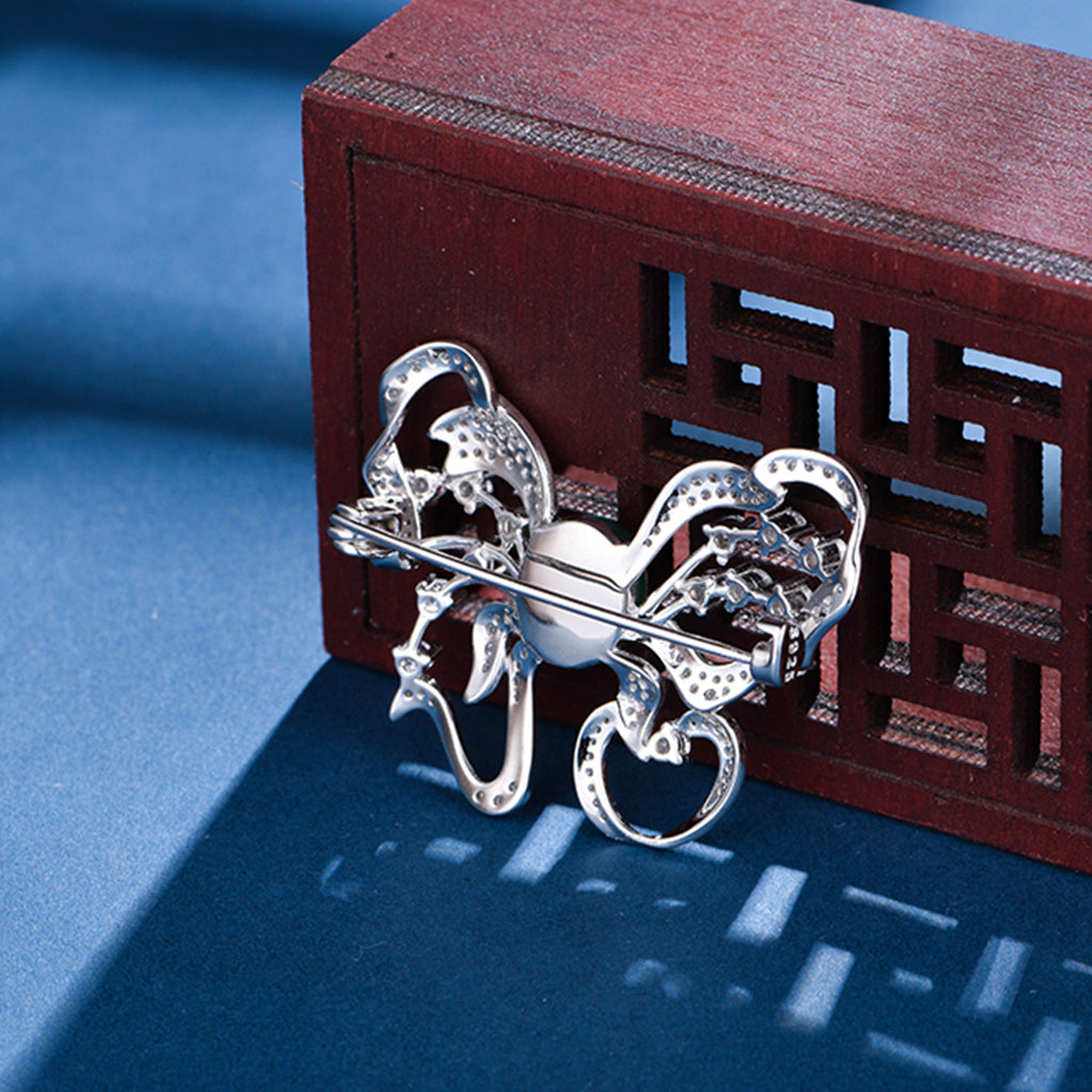 S925 Broche papillon en argent sterling
