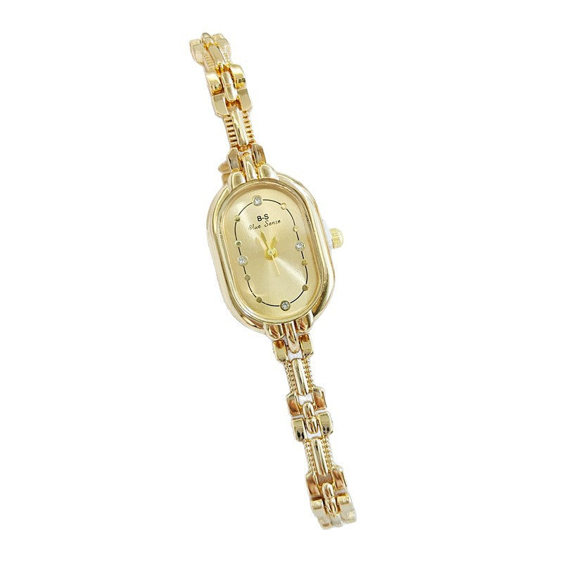 Rétro Luxe Montres Femmes incrustées de diamants