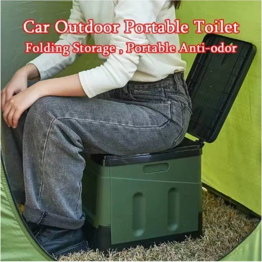 20L Camping Toilettes Extérieur Toilettes Portables Camping Toilettes pliables Toilettes sèches