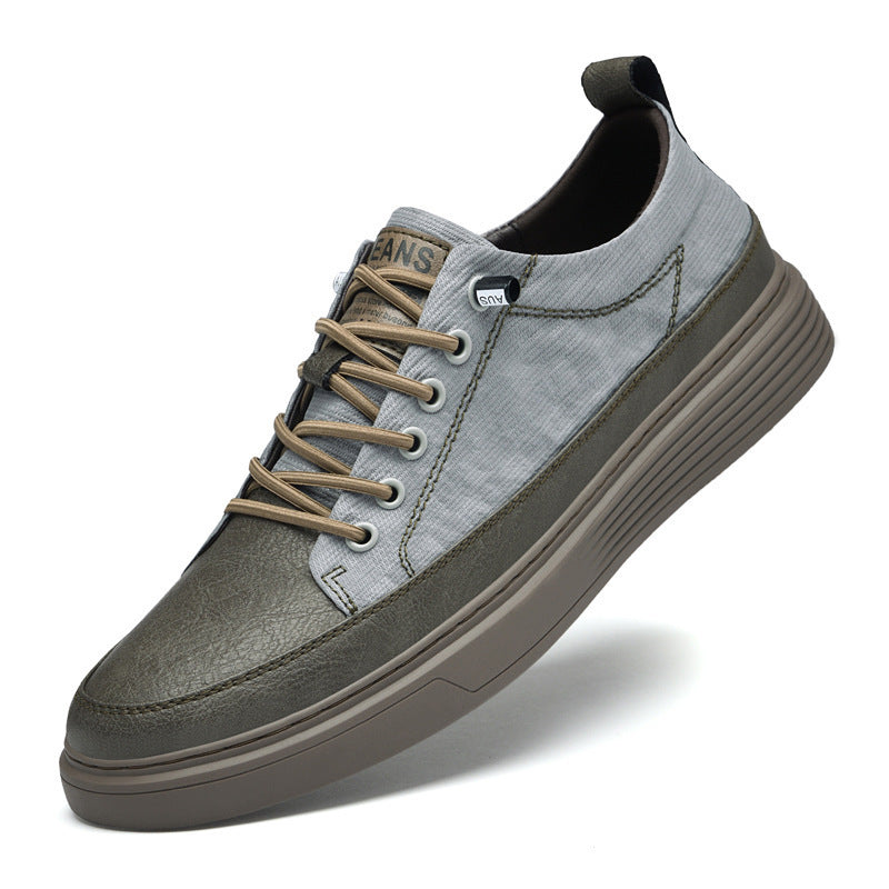 Chaussures de bureau plus grandes Chaussures en cuir casual pour hommes
