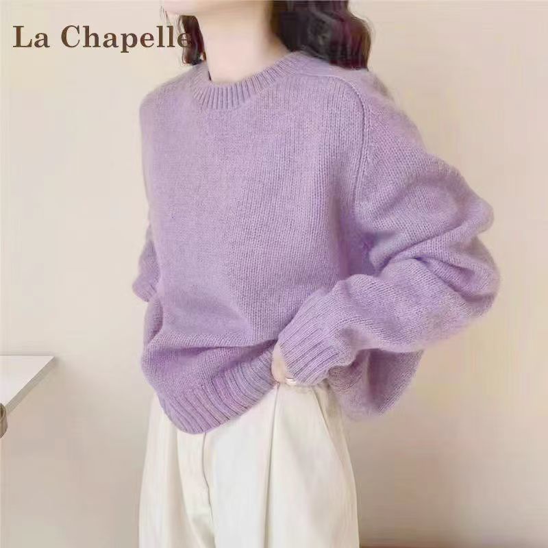 Pull à col rond de style coréen