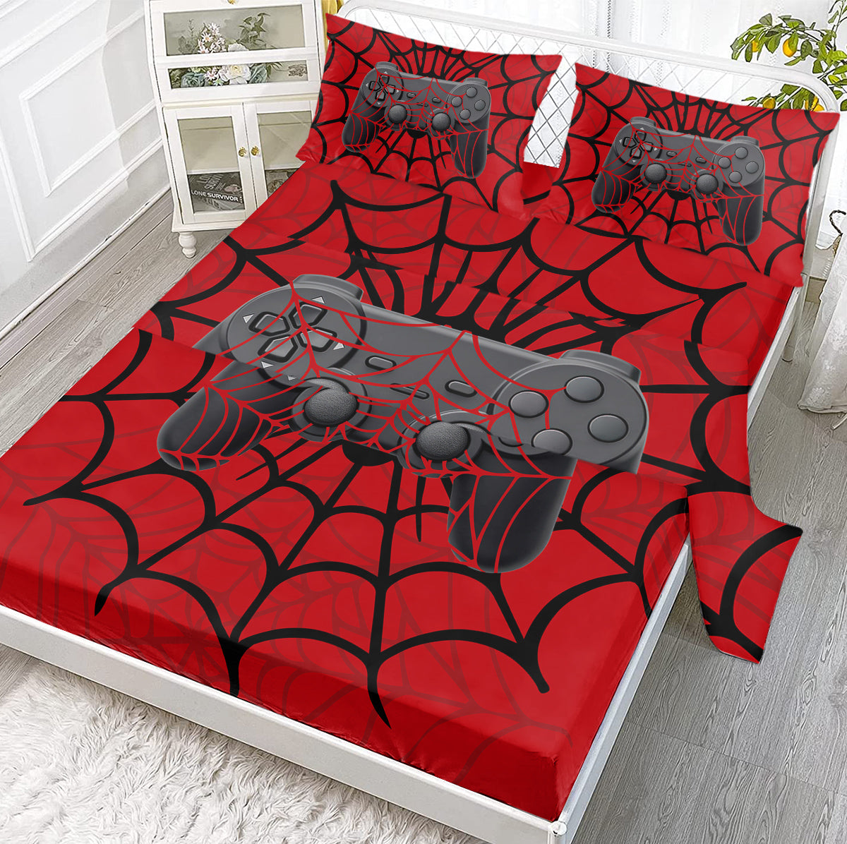 Ensemble de draps de 4PCS Gamer