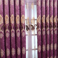 Chenille Broderie Sunshade Rideau Tissu pour chambre et salon