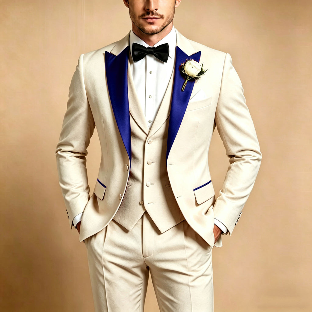 Ensemble de trois pièces pour hommes de couleur