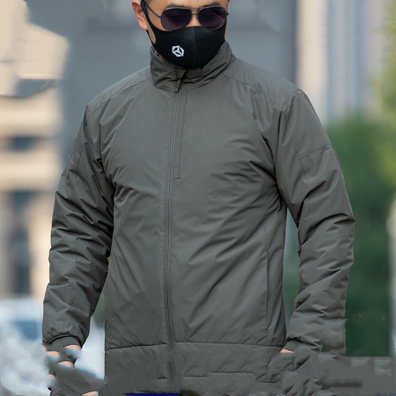 Angken Thermal Reflection Tactical Cotton rembourré Veste Homme Automne et Hiver Windproof