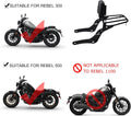 Sac à bagages Cargo Mount Backrest Lazyback Pad Sissy Bars pour R Ebel CMX 300 500.