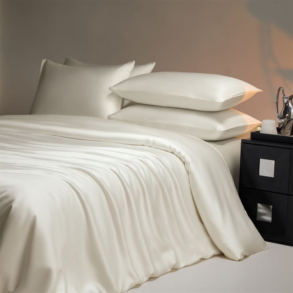 Luxury affordable haut de gamme Tencel Ensemble de literie de quatre pièces et couverture de couette