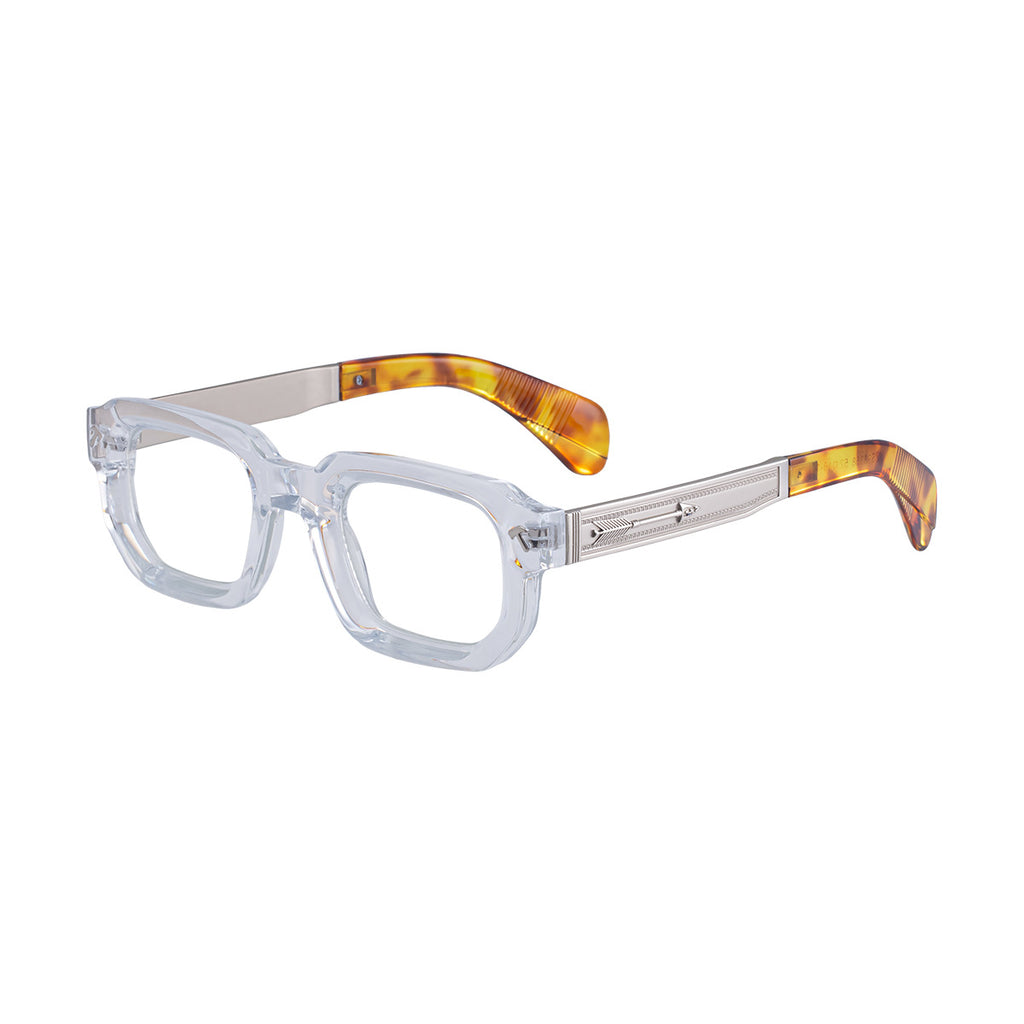 Lunettes de soleil européennes et américaines Fashion Square Frame pour hommes sans ordonnance