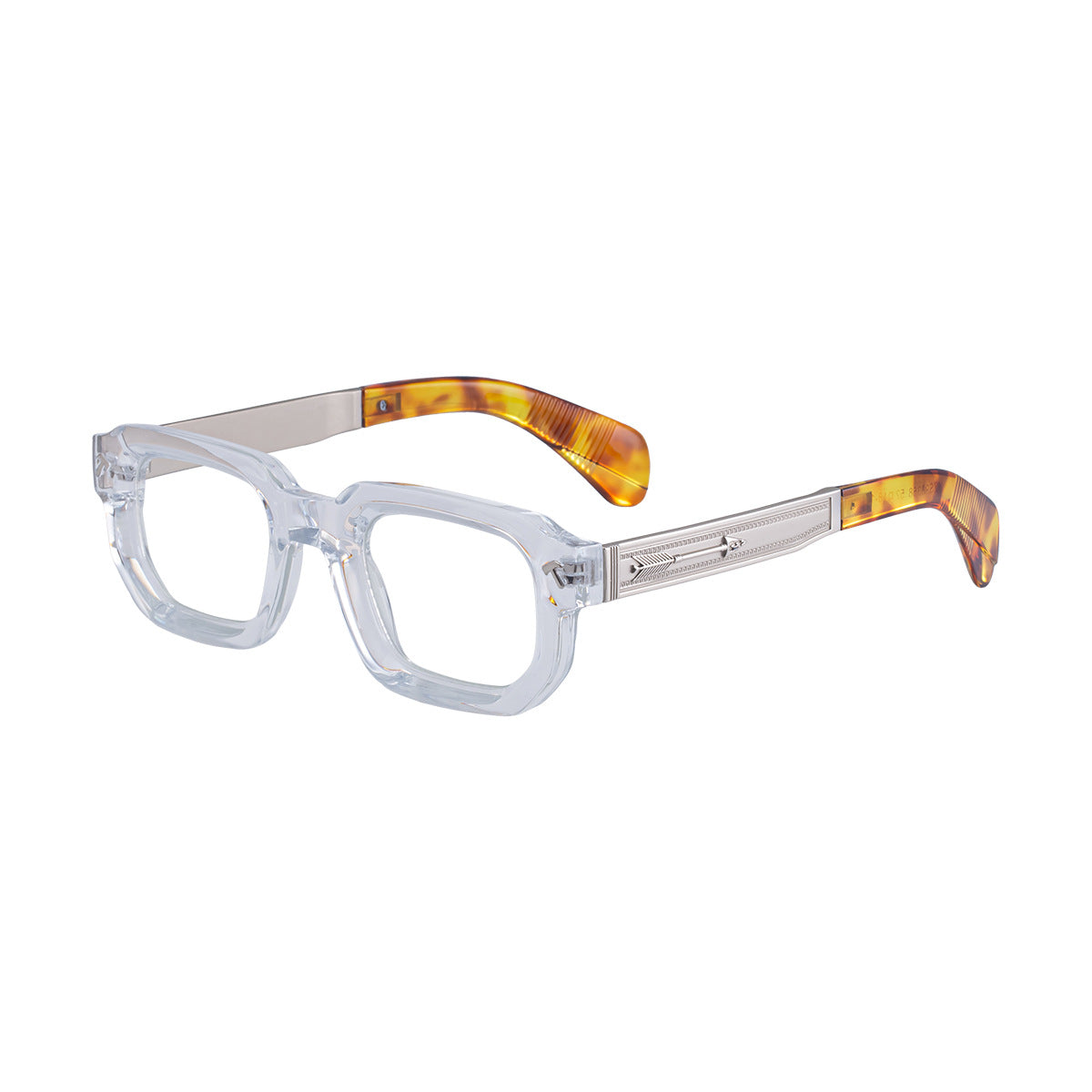 Lunettes de soleil européennes et américaines Fashion Square Frame pour hommes sans ordonnance