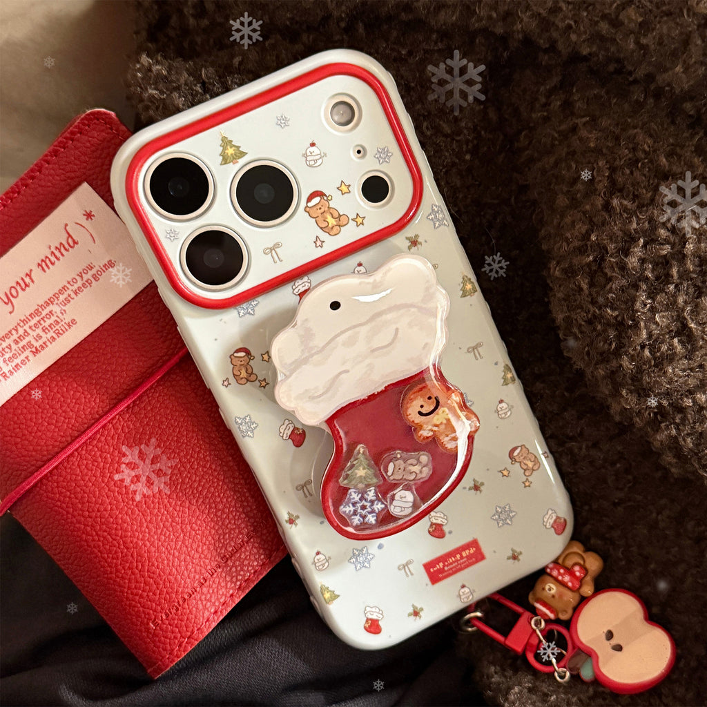 Christmas Shaker Stand Phone Case