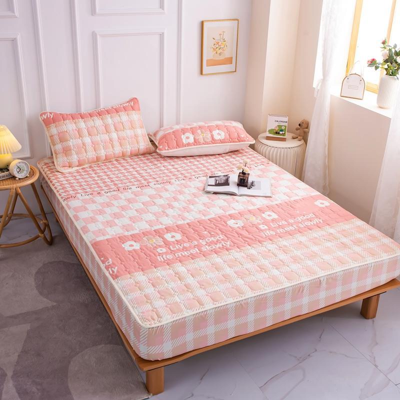 Cotton recouvert anti-dérapant tapis de lit