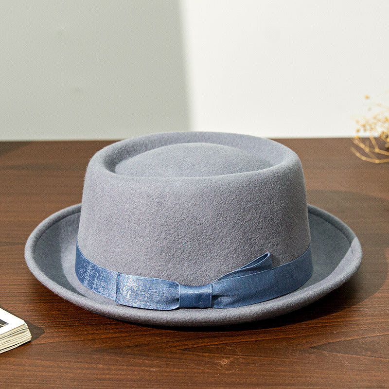 Chapeau en feutre de laine Chapeau polyvalent Chapeau classique de style britannique