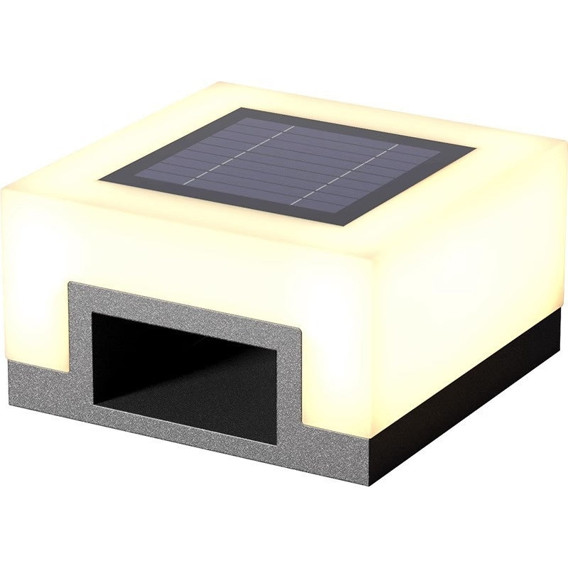 Minimaliste moderne extérieur solaire en acier inoxydable étanche lumières de cour