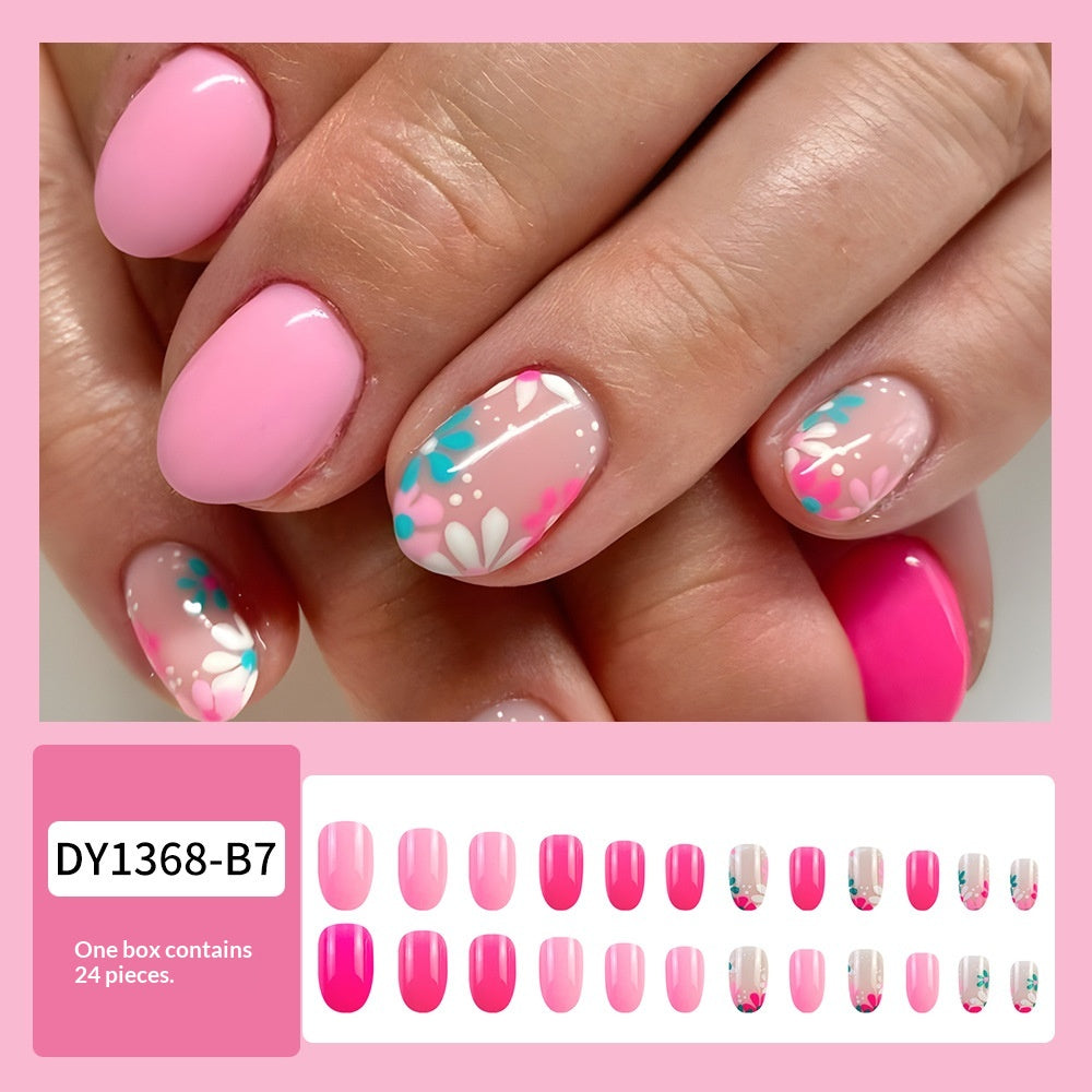 Femmes Floral Fashionable et Créative Conseils d'art de ongles
