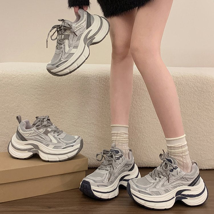 Chaussures Petit Épaisseur Soled Papa pour Femmes