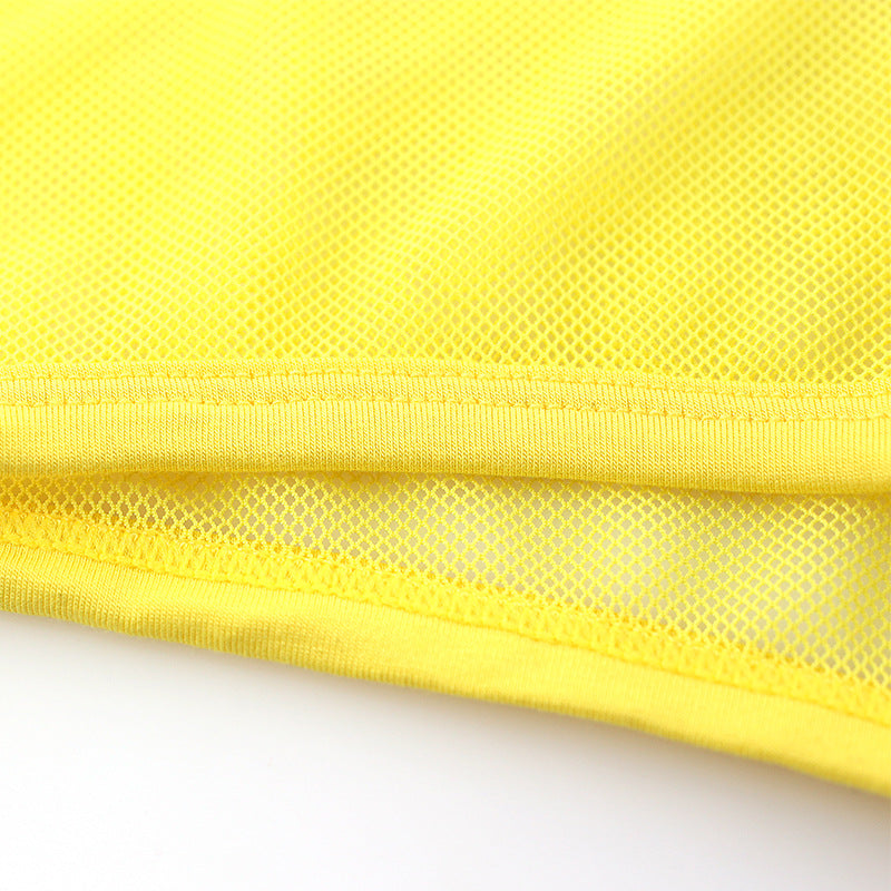 Sous-vêtements pour hommes Mesh Mesh Respirant Boxers Low Waist Transparent Boxers Youth Cool Short