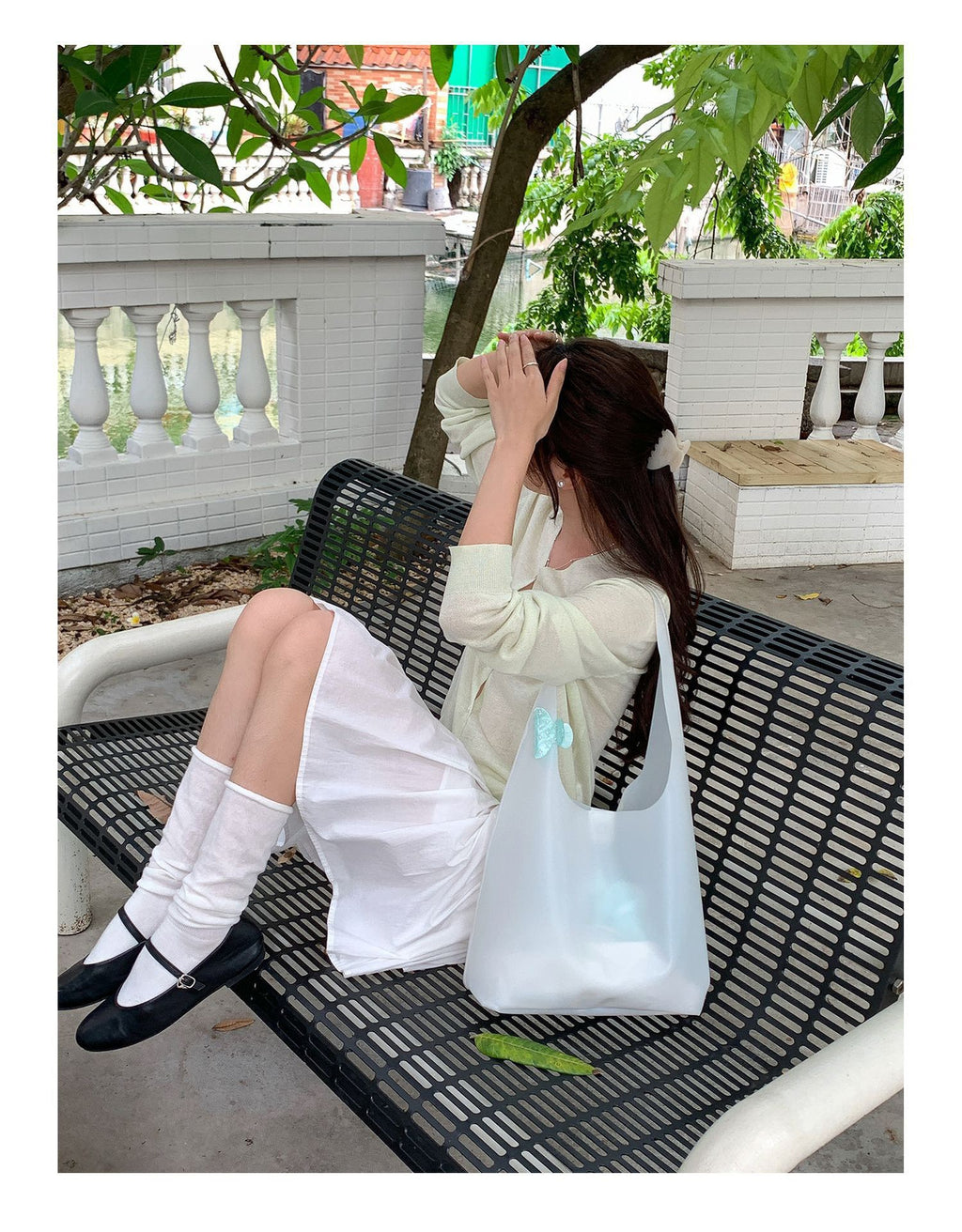 Mode de style coréen Grande capacité Transparent Jelly Bag