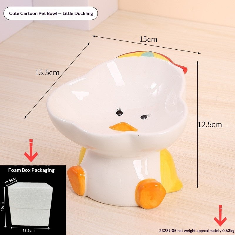 Cute Cartoon Lion Pet Bowl