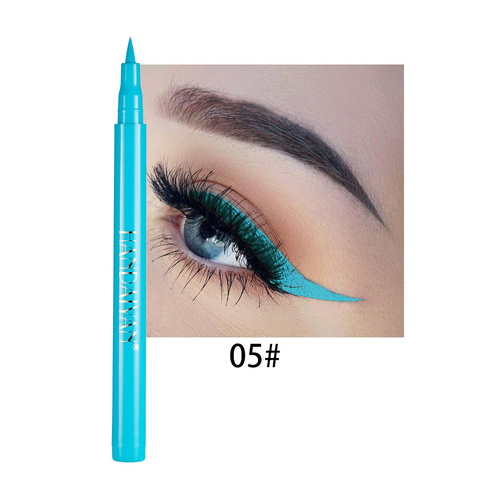 La peinture de couleur bricolage n'est pas facile à masquer Eyeliner mat