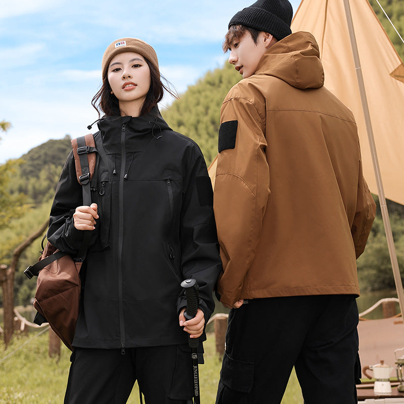 Jacke à capuche fonctionnelle Et American Mountain inspiré Design