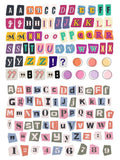 Stickers Anglais Lettres Et Nombres Symbole Etiquette Sticker Matière Décoration
