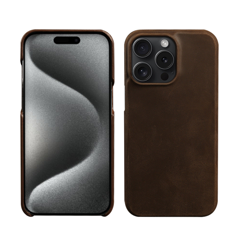 Crazy Horse Pattern Leather Phone Case
