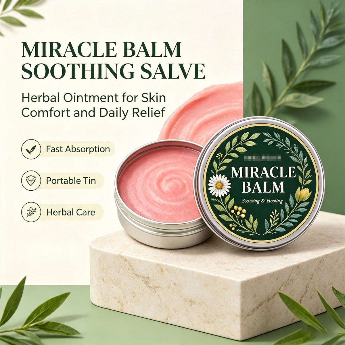 La crème de soin des jambes a un doux