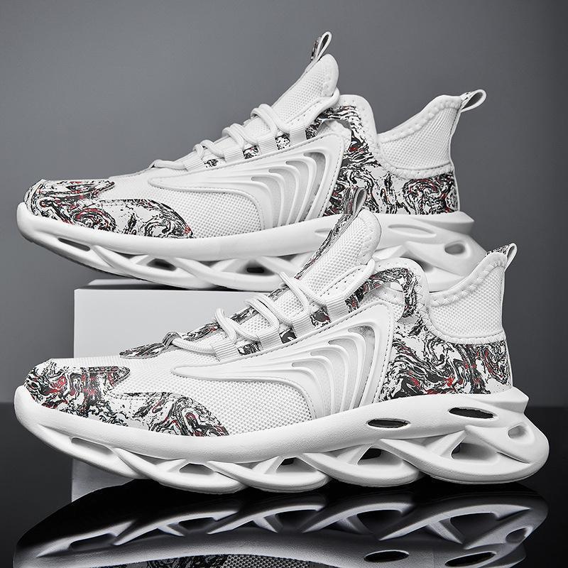Mesh Casual Respirant Sports Courir Graffiti vieilles chaussures