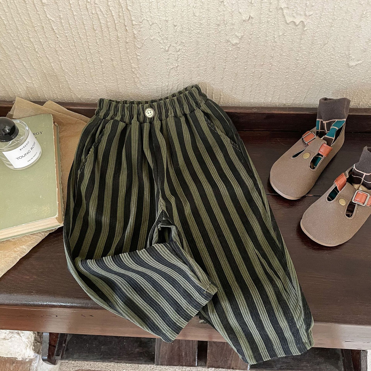 Garçons et filles Pantalon Corduroy Style coréen