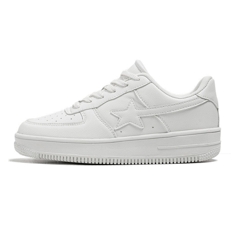 Sneakers casual blanc épais pour les hommes