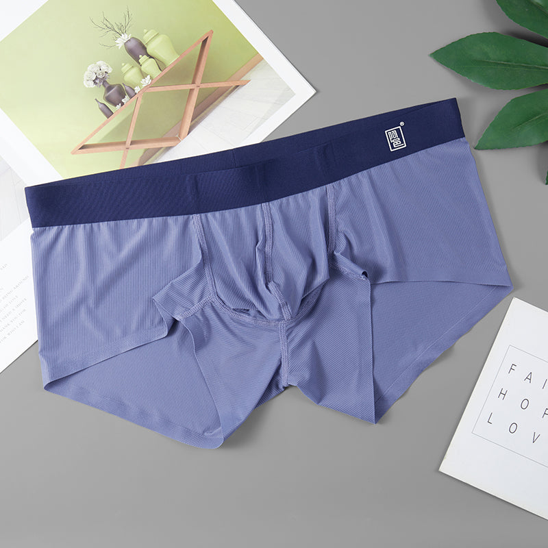 Boxer d'été en soie glacée pour hommes
