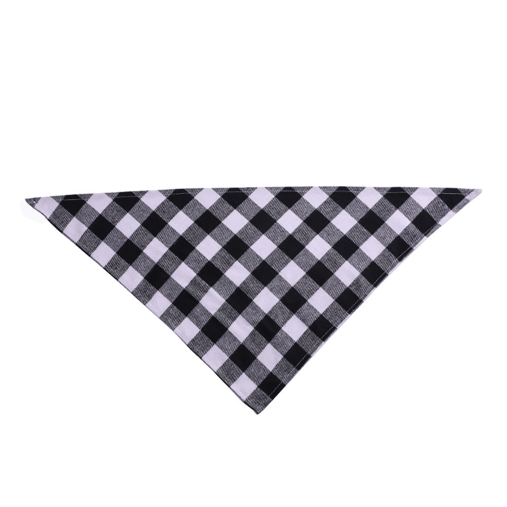 Bib de chien plate de coton monocouche