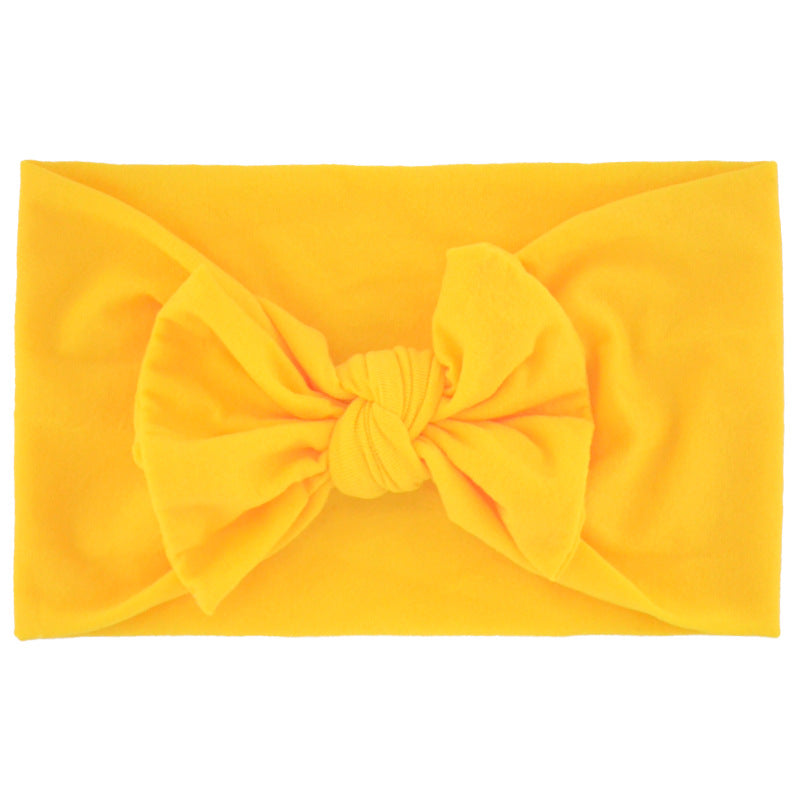 Bandes de tête Super Stretchy Soft Knot avec arcs de cheveux Tête Wrap Accessoires de cheveux pour nouveau-né B