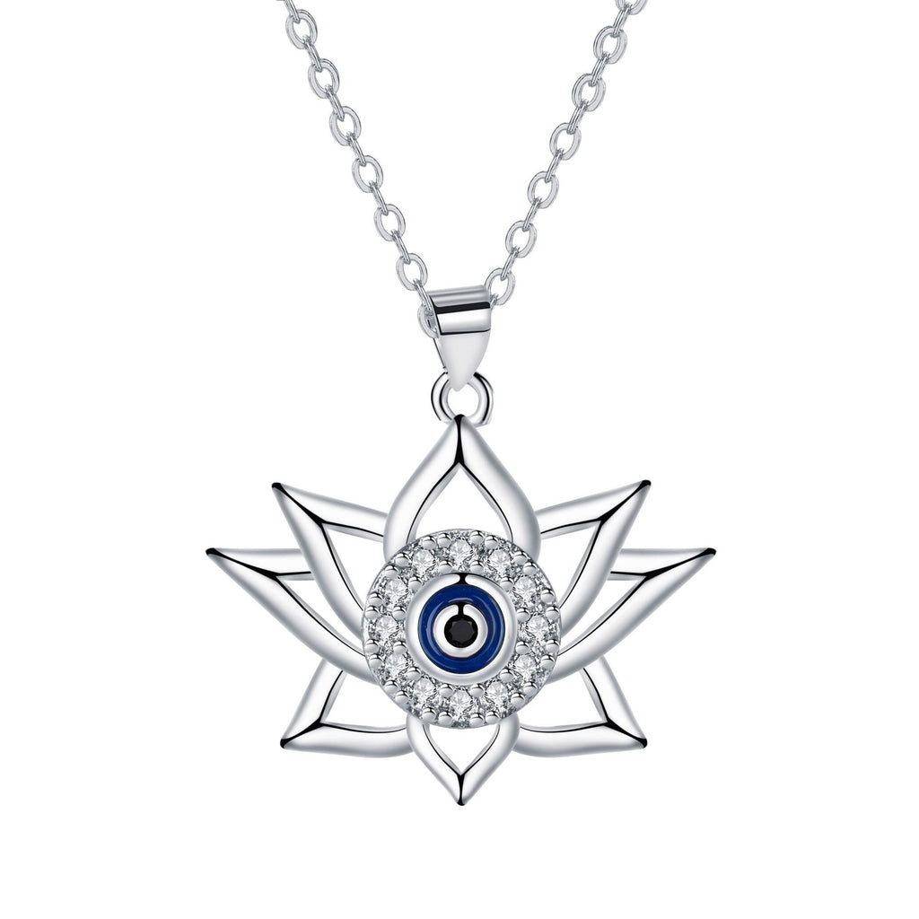 Vieux collier d'oeil du diable Lotus Bottom