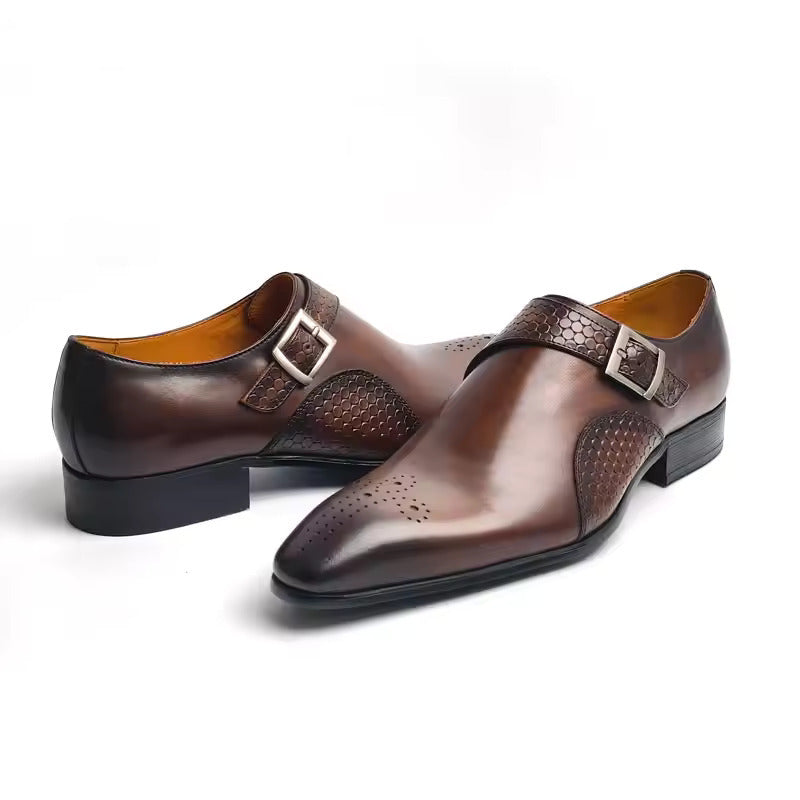 Chaussures en cuir homme Casual Business Chaussures de bureau tendance