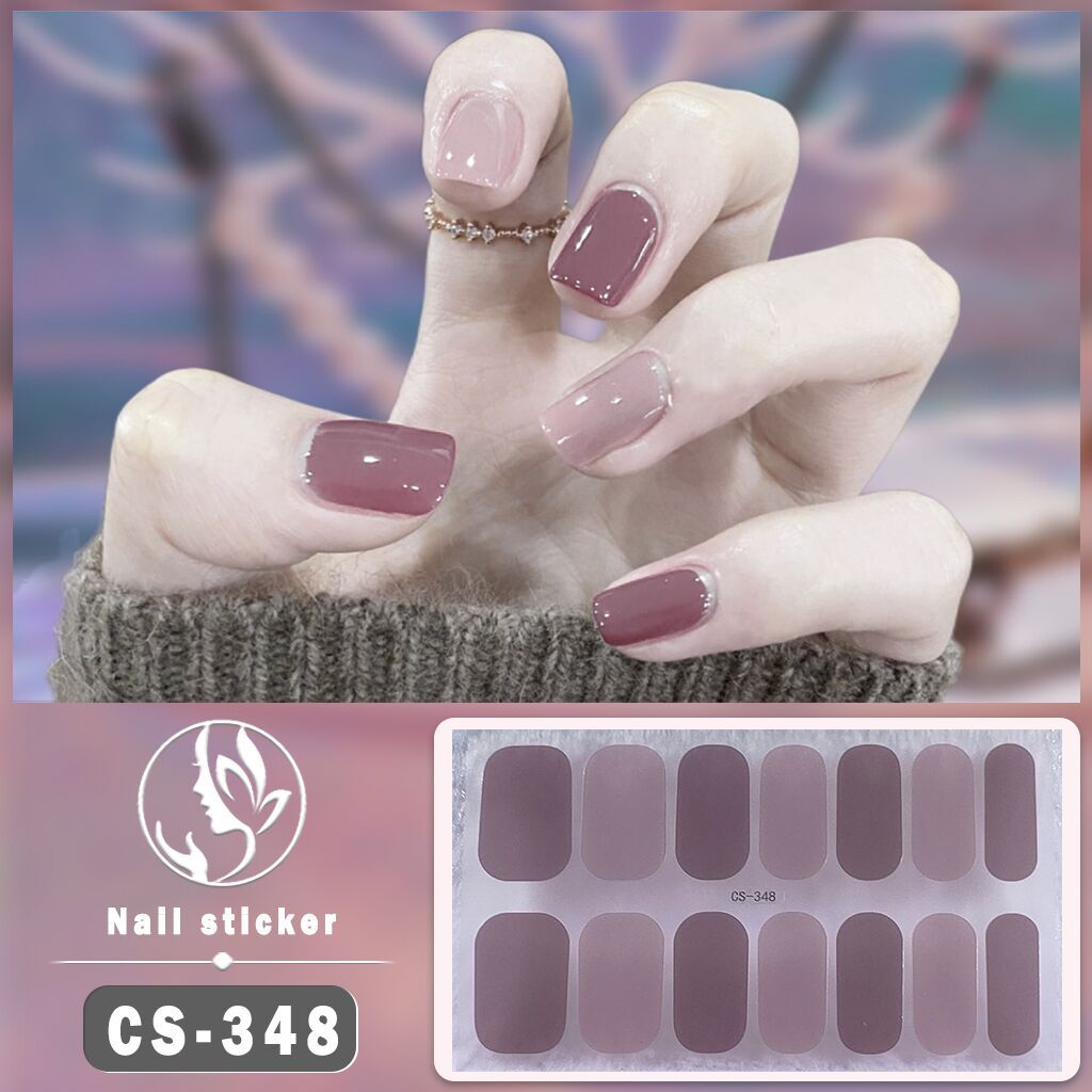 Pièce en forme d'ongle d'art en couleur solide imperméable