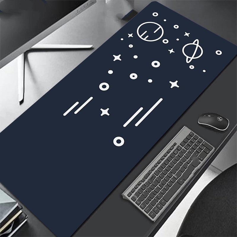 Tout noir Longueur extra longue Mouse Pad clavier Bureau Pad jeu