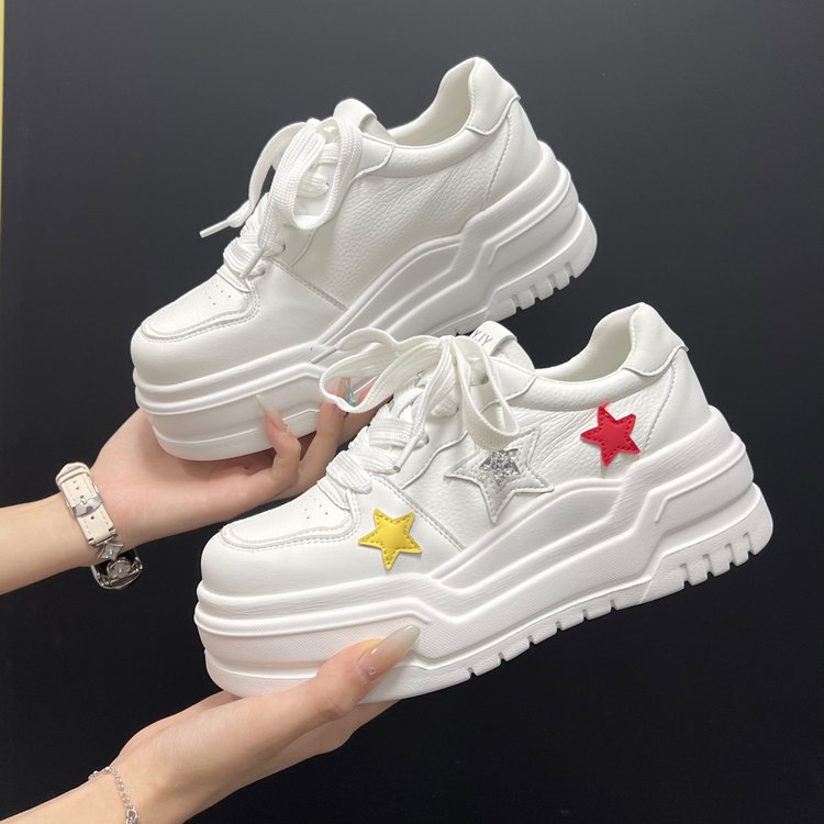 Sneakers Étoile et Papillon Blanc