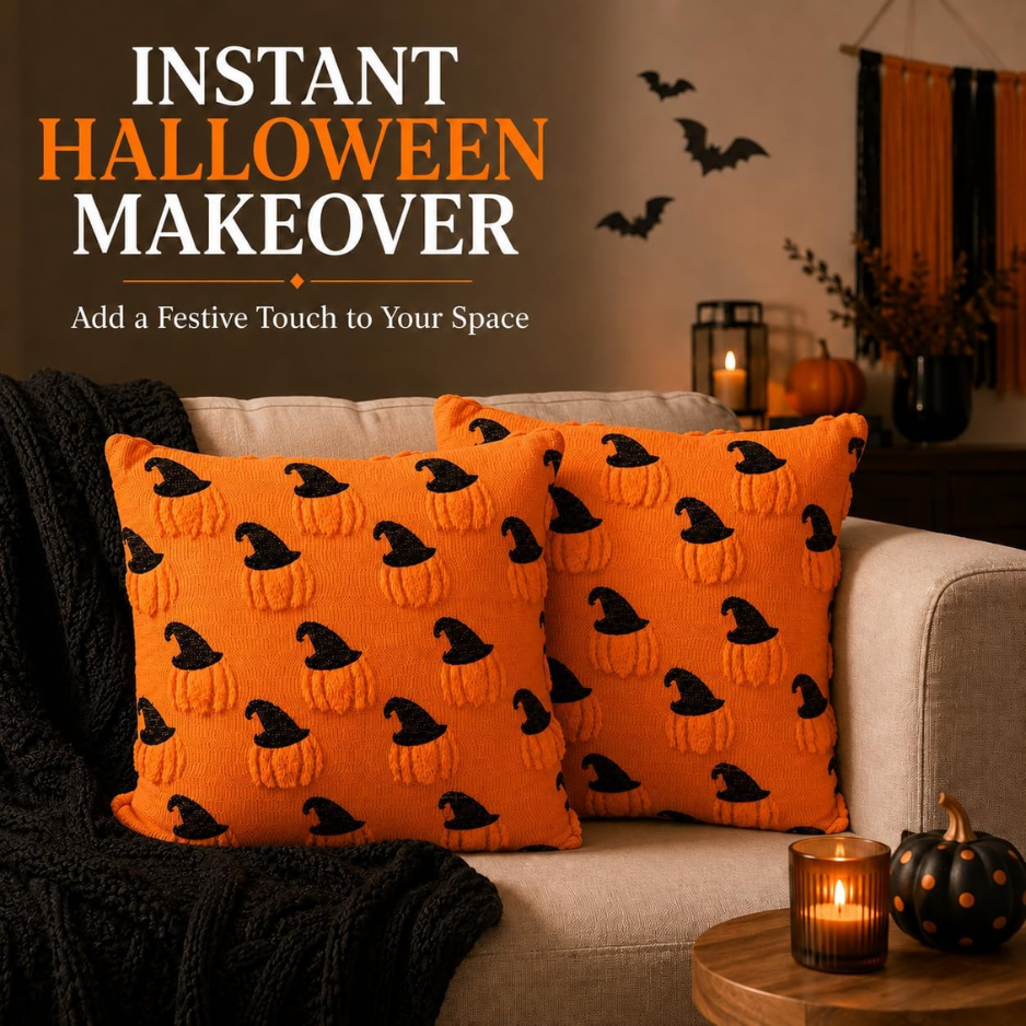 Couvertures d'oreillers 2PCS Halloween