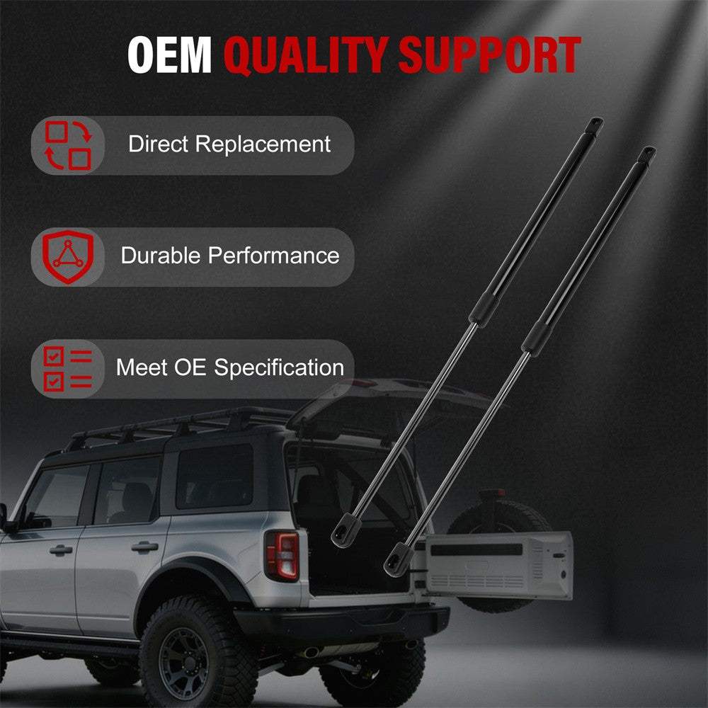 2X Soupape arrière 68282670AA Pour 2018-25 - Cylindre à gaz de porte-ascenseur Jeep Wrangler