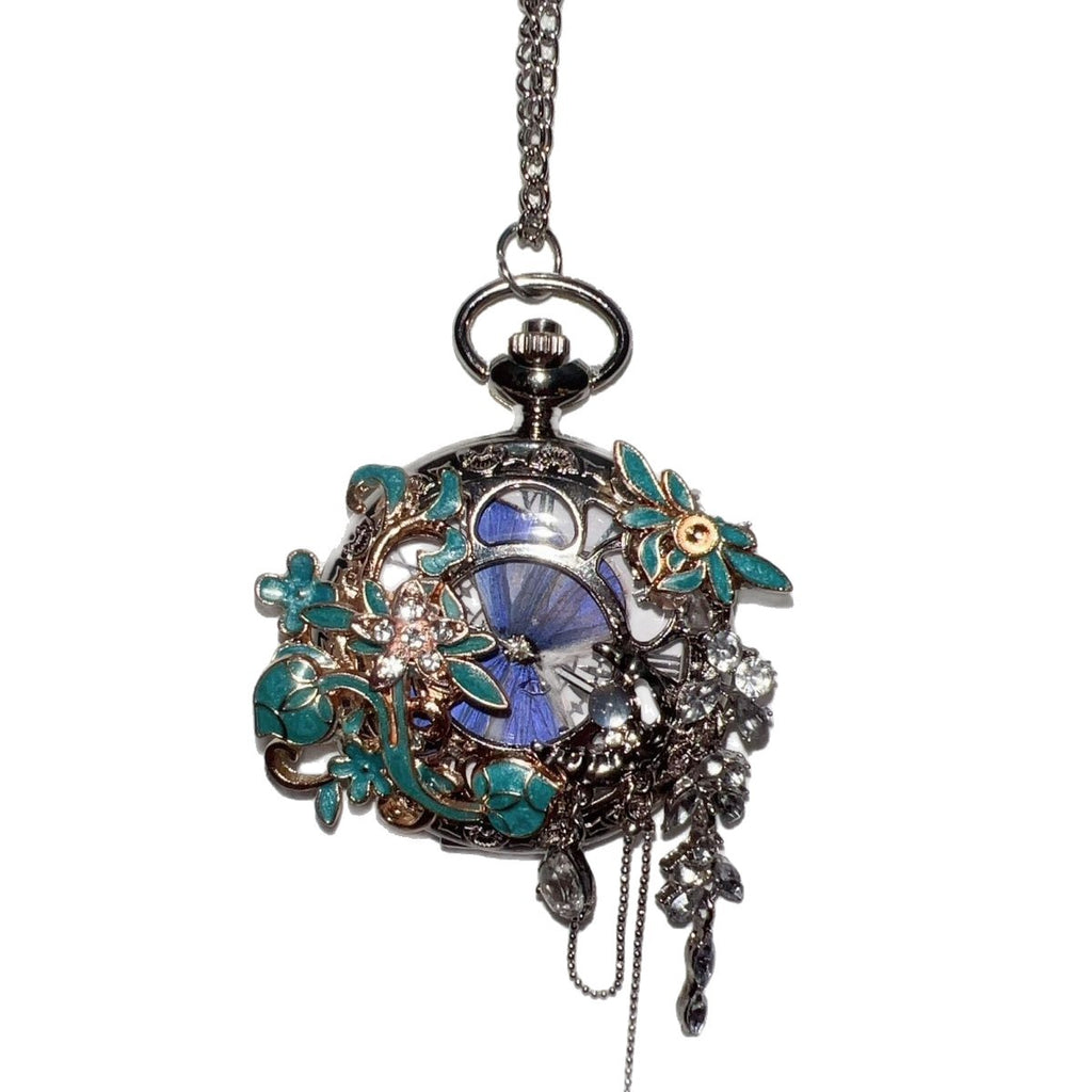 Un cadeau de papillon personnalisable pour une montre de poche en plume de style chinois
