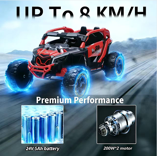 24V 400W Enfants Ride On Car UTV W & Parents Télécommande