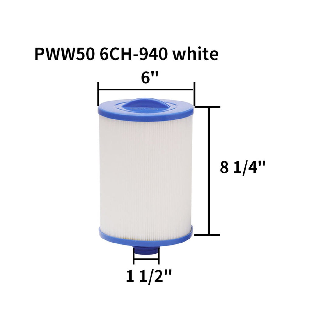 2 Pack Filtre compatible PWW50 Filtres de baignoire SPA 6CH-940 Superior Spas Pool UK