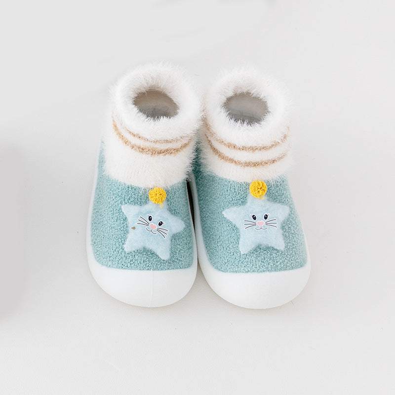 Chaussures pour tout-petit Chaussettes de chambre épaississant Soft Sole