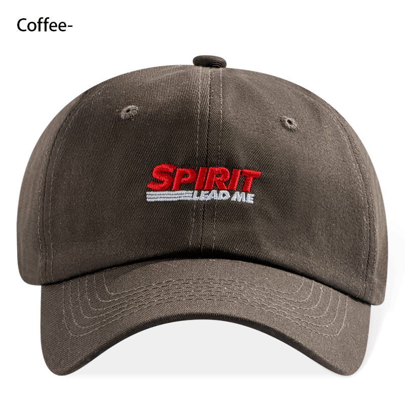 Christian Religieux SPIRIT LEAD ME Brodé Vintage Lavé Dad Hat Unisexe Faith Basebal
