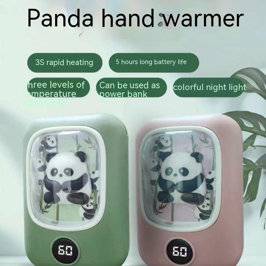 Chauffe-mains Panda Grande capacité Chauffe-mains rechargeables Chauffe-mains Chauffe-mains deux en un Grand Capa