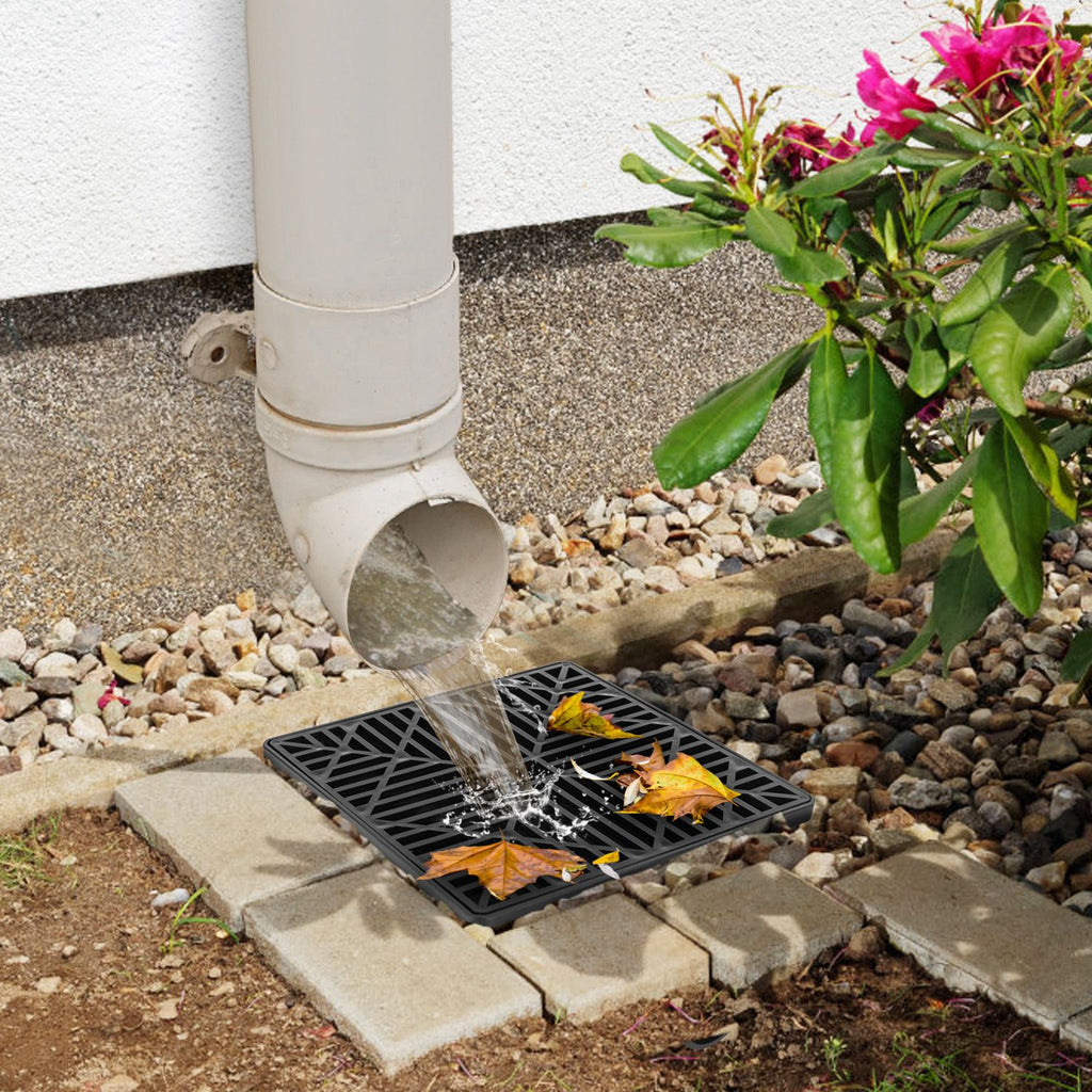 2Pcs Gutter Downspout Extension pour Printemps Été Accueil Innovation Faible Profil Pas de Digg profond